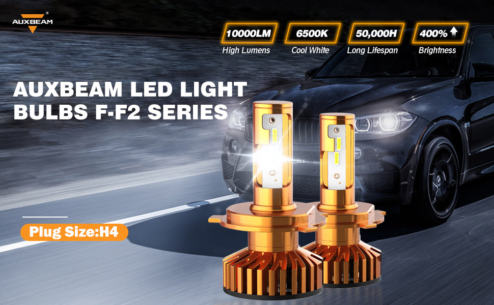 H4/9003 Bombillos LED 10,000 Lumenes Serie F2