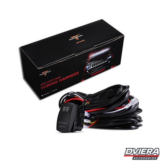 KIT DE ARNES CON INTERRUPTOR, FUSIBLE, RELAY, (2 CABLES)